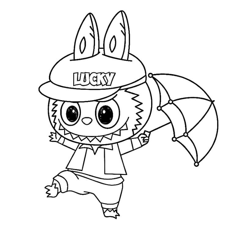 Labubu Druckbar Kostenlos ausmalbilder