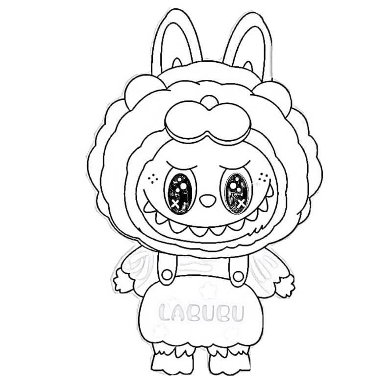 Labubu Für 2-Jährige Kinder ausmalbilder