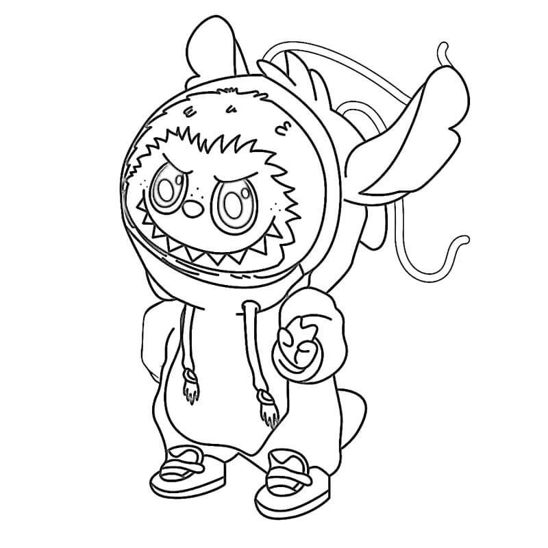 Labubu Für 3-Jährige Kinder ausmalbilder