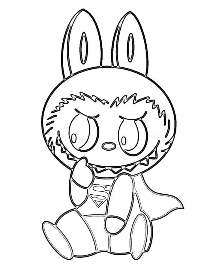 Labubu Zum Drucken Gratis ausmalbilder