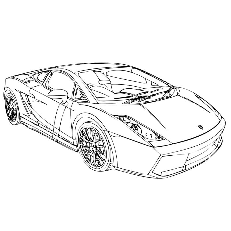 Lamborghini Bild ausmalbilder