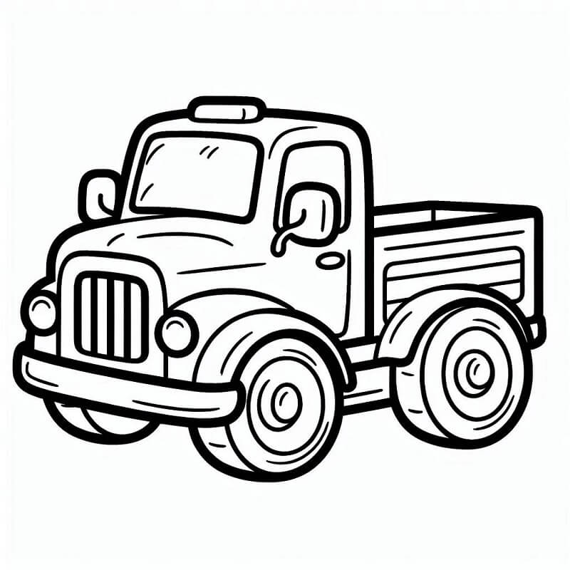 Lastwagen 2 ausmalbilder