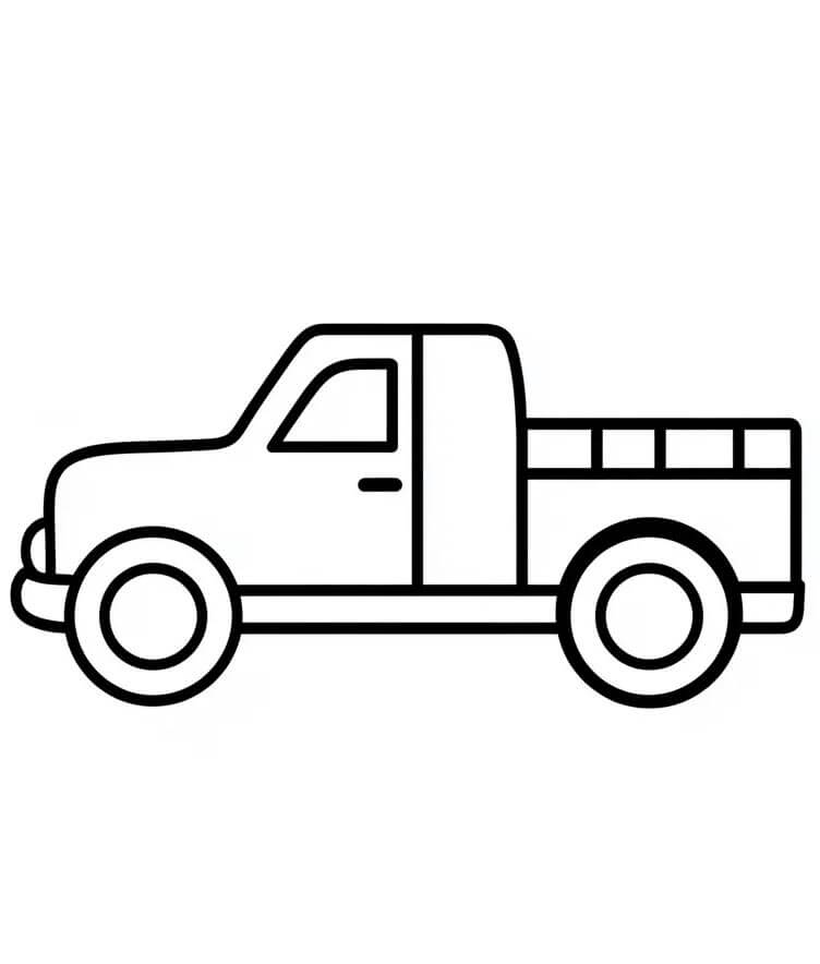 Lastwagen Bild gratis ausmalbilder