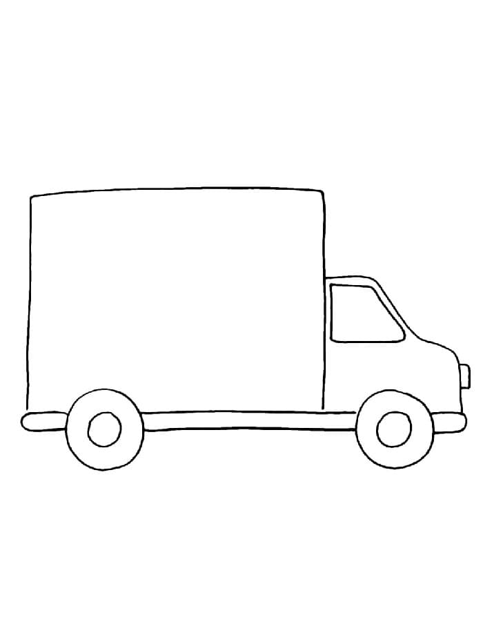 Lastwagen Kostenloser für Kinder ausmalbilder