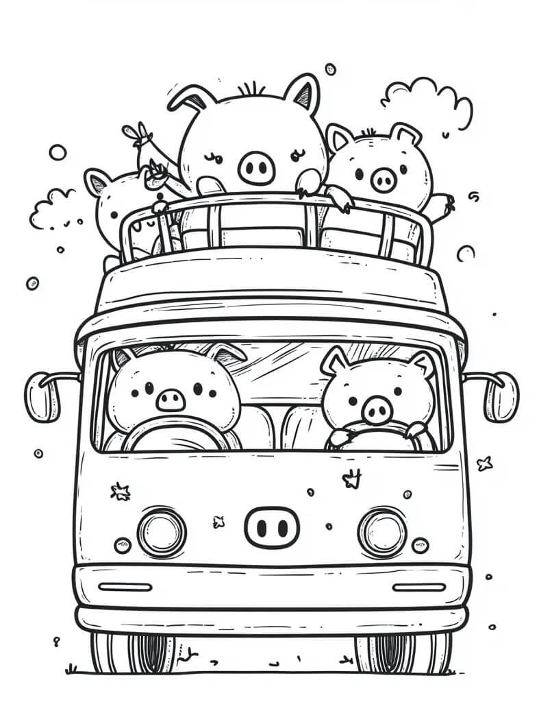 Lastwagen für 2-jährige Kinder ausmalbilder