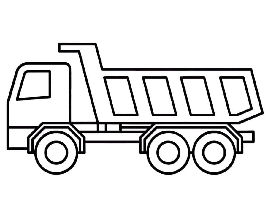 Lastwagen für Kinder ausmalbilder