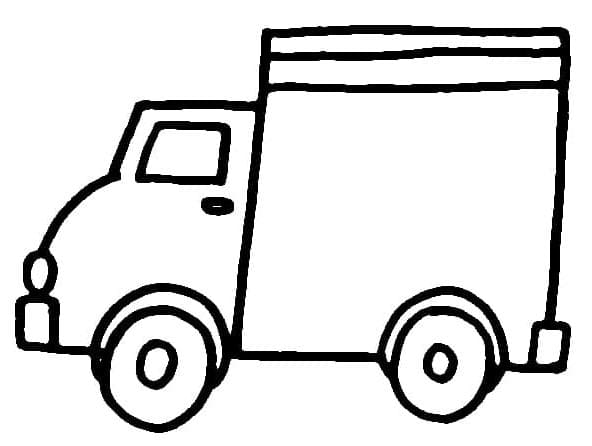 Lastwagen kostenlos ausmalbilder