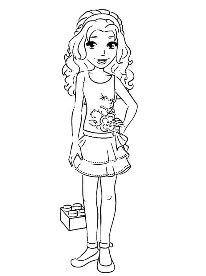 Lego Friends Gratis ausmalbilder