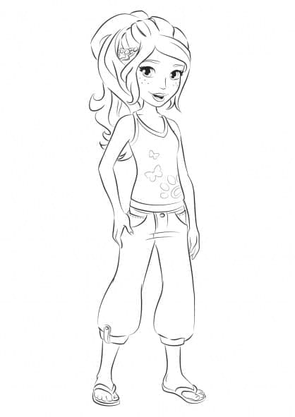 Lego Friends Zum Drucken ausmalbilder