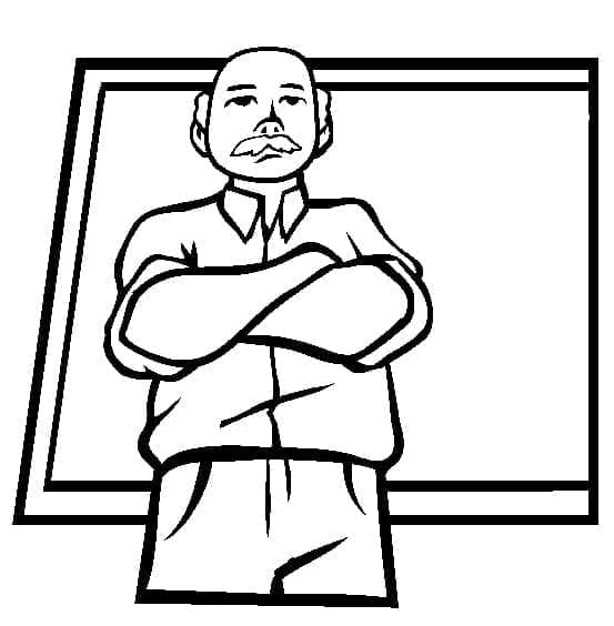 Lehrer zum Drucken ausmalbilder