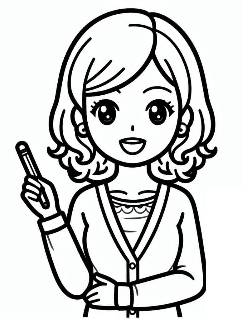 Lehrerbild zum Drucken ausmalbilder