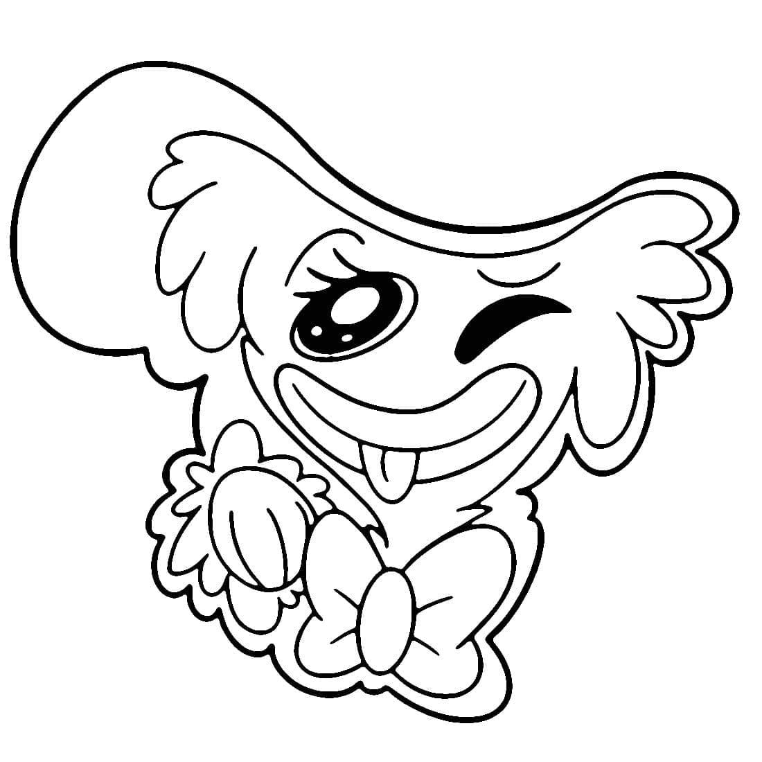 Leichte Kissy Missy ausmalbilder