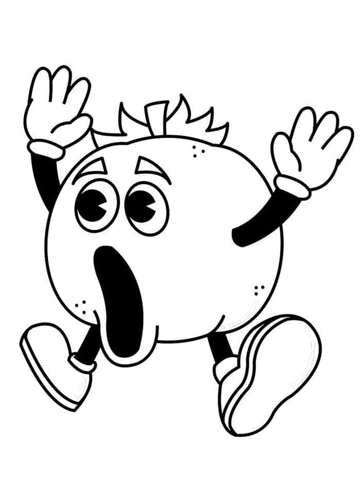 Leichte Tomate ausmalbilder