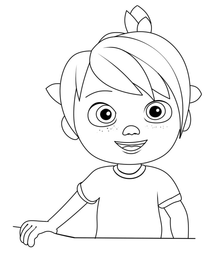 Leichter Cocomelon ausmalbilder