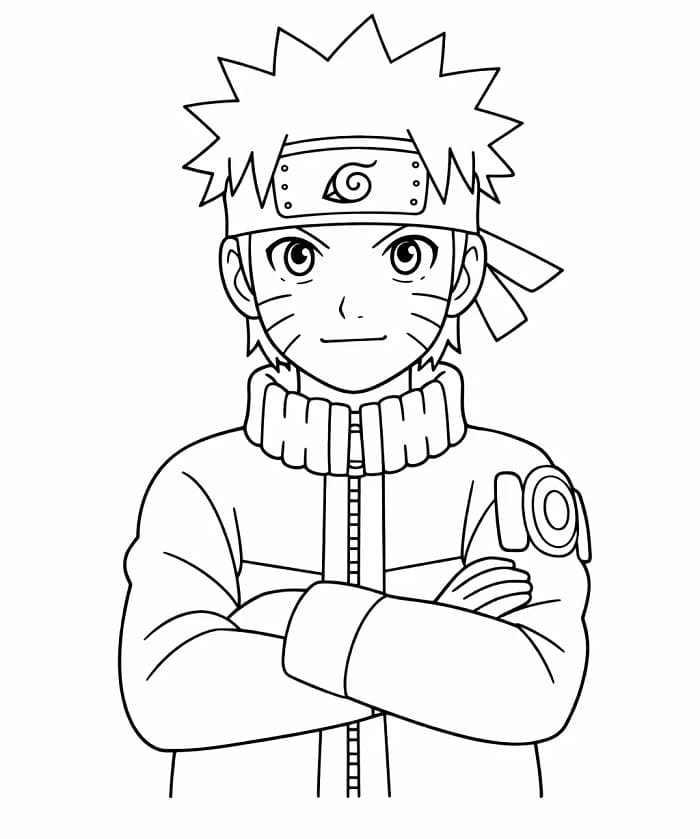Leichter Naruto ausmalbilder