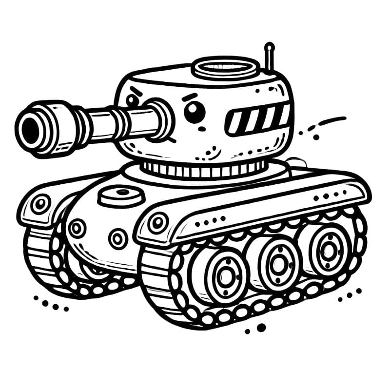 Leichter Panzer ausmalbilder