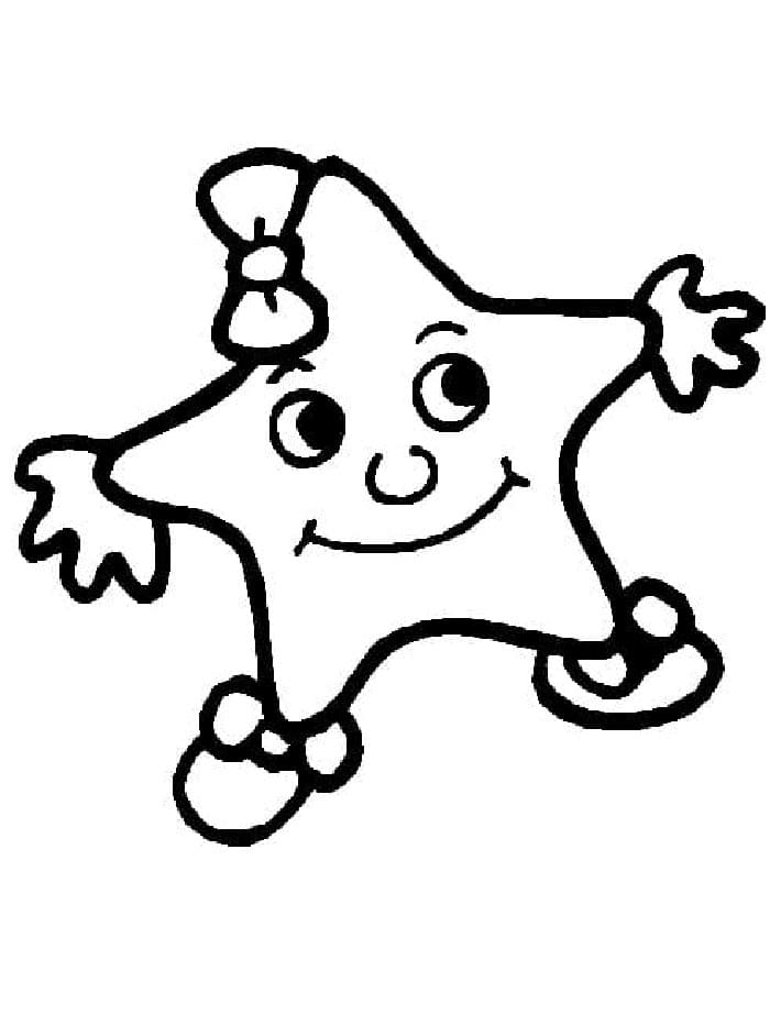 Leichter Stern ausmalbilder