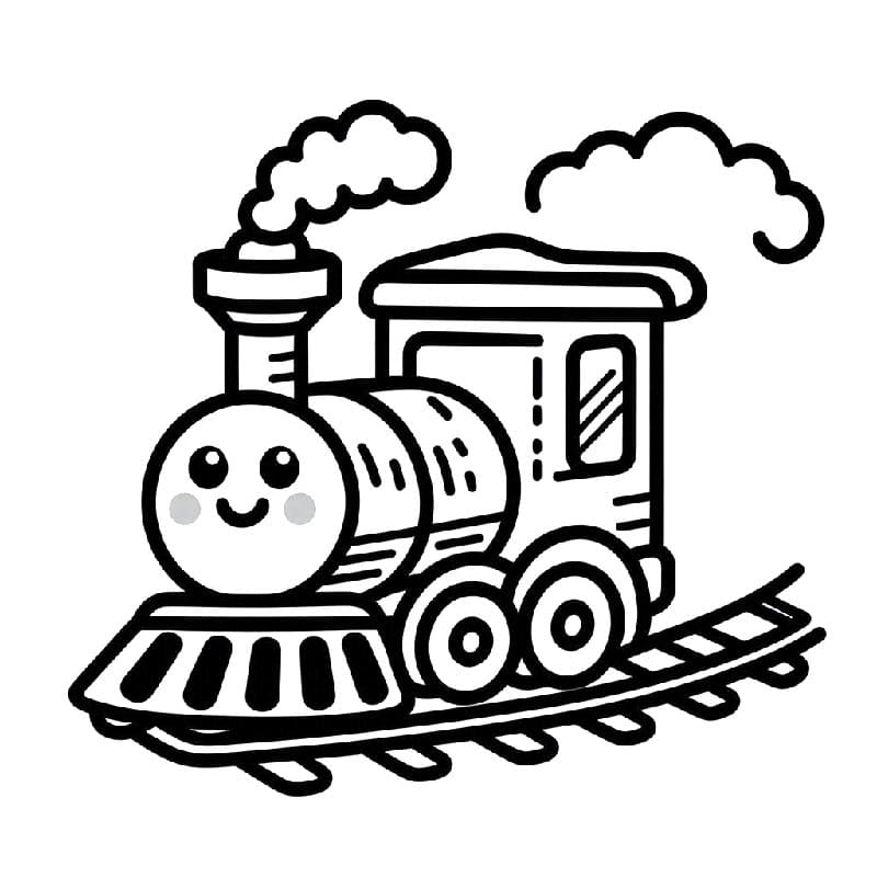 Leichter Zug ausmalbilder