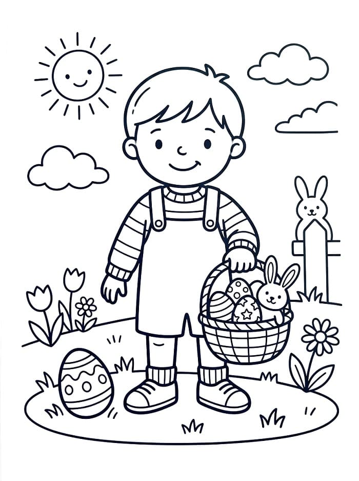 Leichtes Ostern ausmalbilder