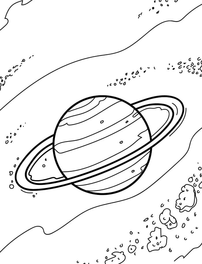 Leichtes Planet ausmalbilder