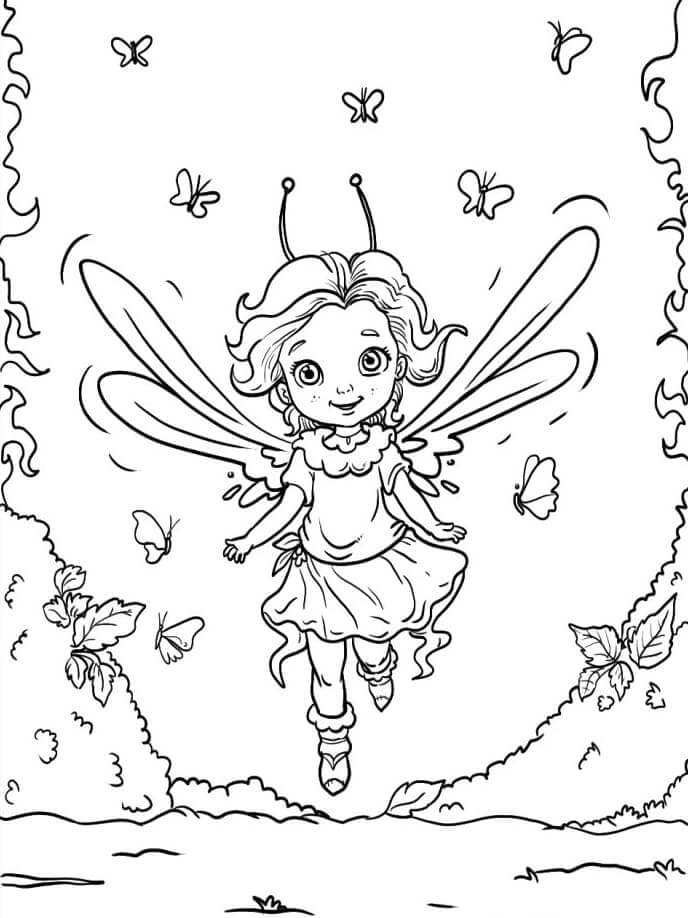 Liebe Fee ausmalbilder