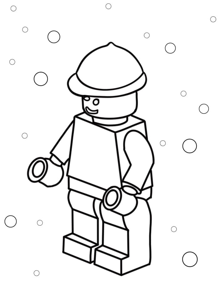 Liebenswerte Lego ausmalbilder
