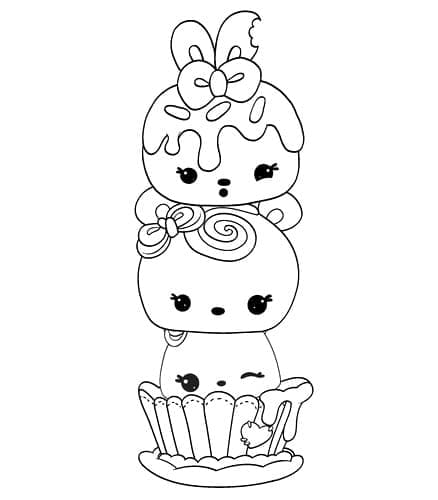 Liebenswerte Num Noms ausmalbilder
