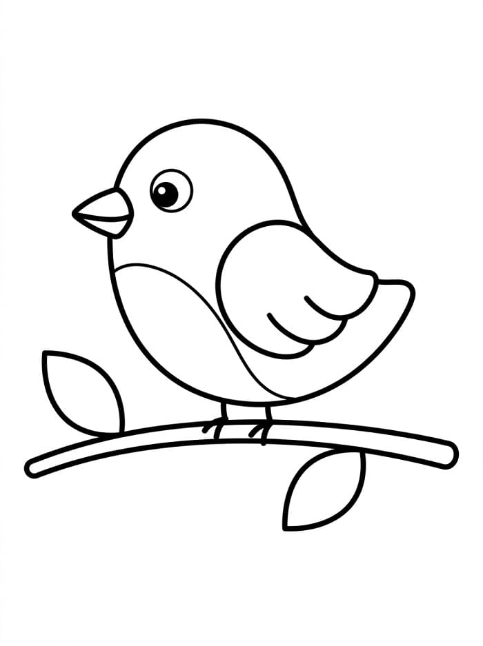 Liebenswerter Vogel ausmalbilder