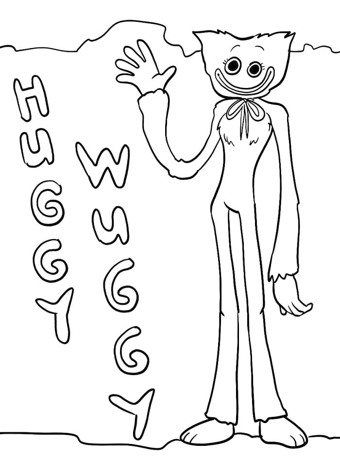 Liebenswertes Poppy Playtime ausmalbilder