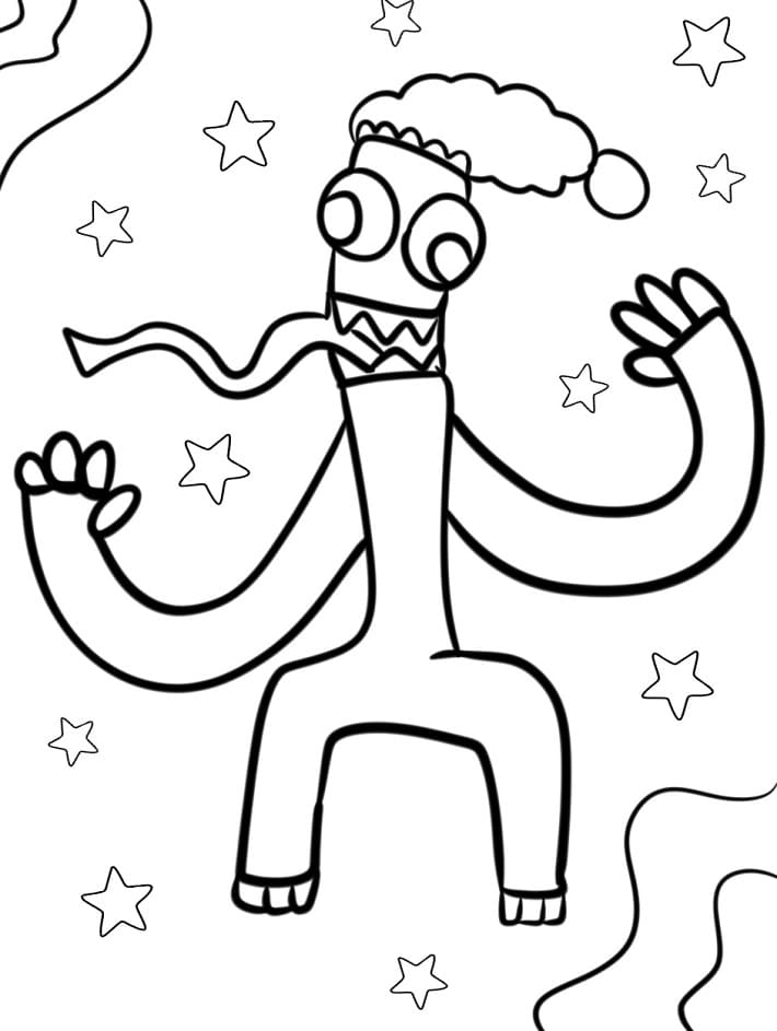 Liebenswertes Rainbow Friends ausmalbilder