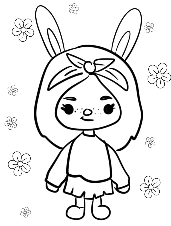 Liebenswertes Toca Boca ausmalbilder