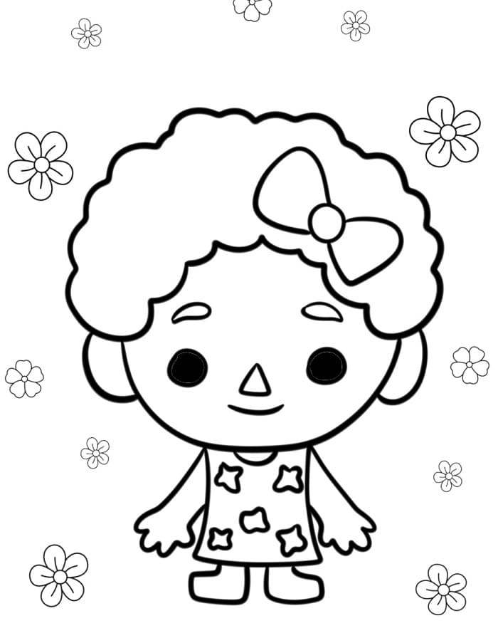 Liebevolles Toca Boca ausmalbilder