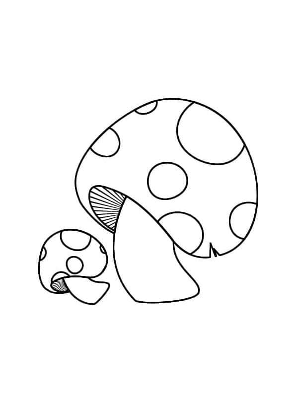 Lieblicher Pilz ausmalbilder