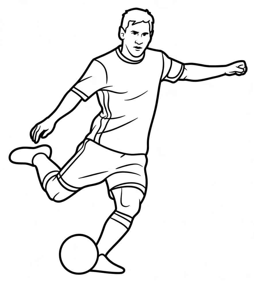 Lionel Messi Bild Kostenlos ausmalbilder