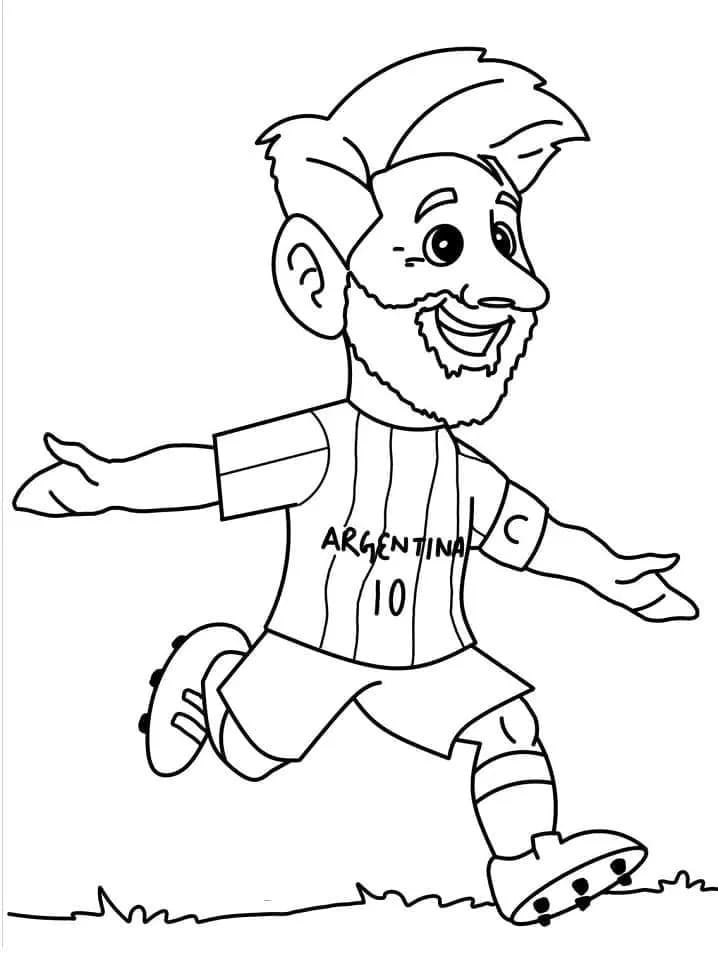 Lionel Messi Für Kostenlos ausmalbilder