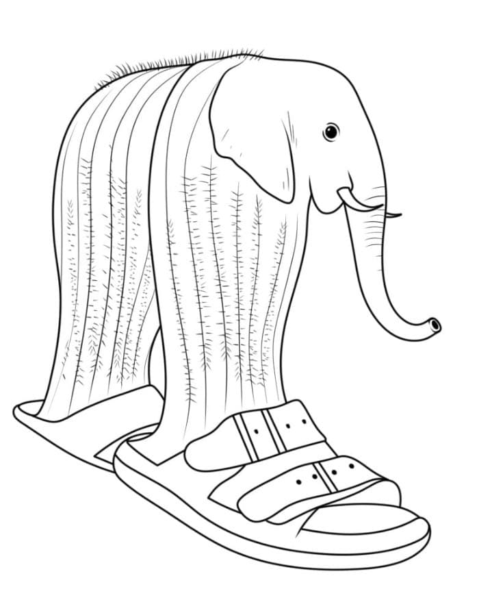 Lirilì Larilà Brainrot ausmalbilder