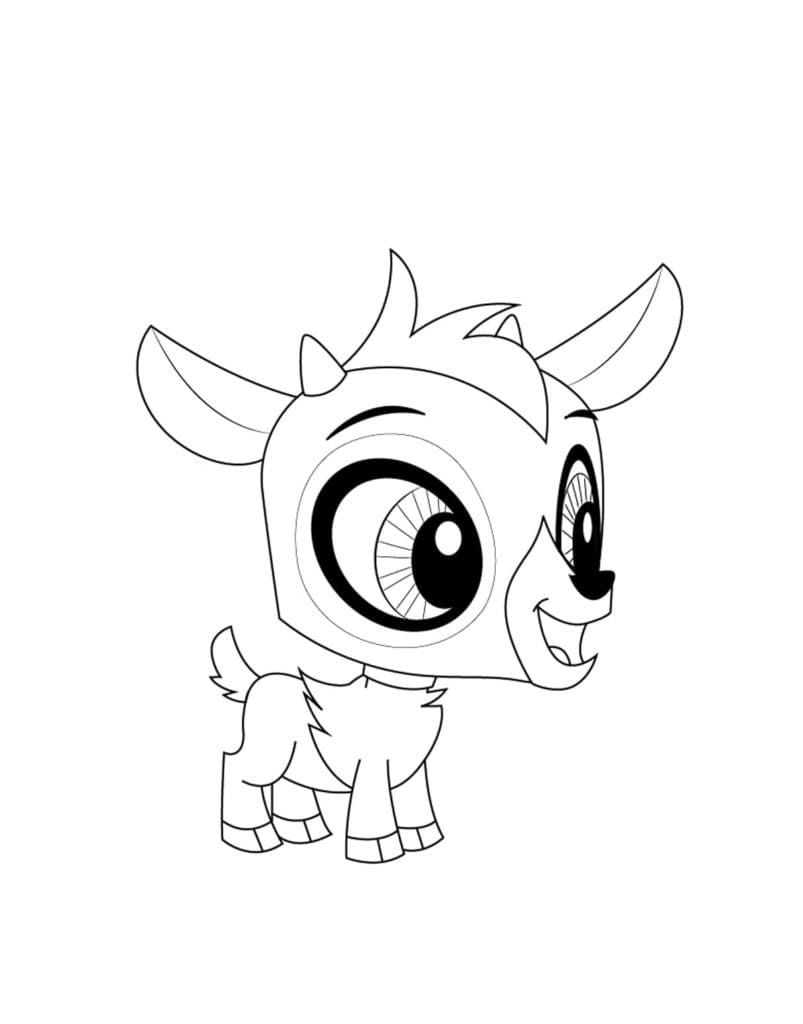 Littlest Pet Shop Baa Baa Lou ausmalbilder