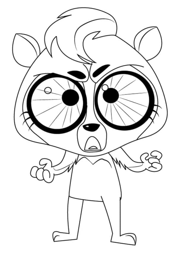 Littlest Pet Shop Dolores ausmalbilder