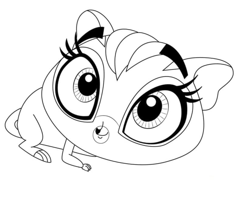 Littlest Pet Shop Sweet Cheeks ausmalbilder