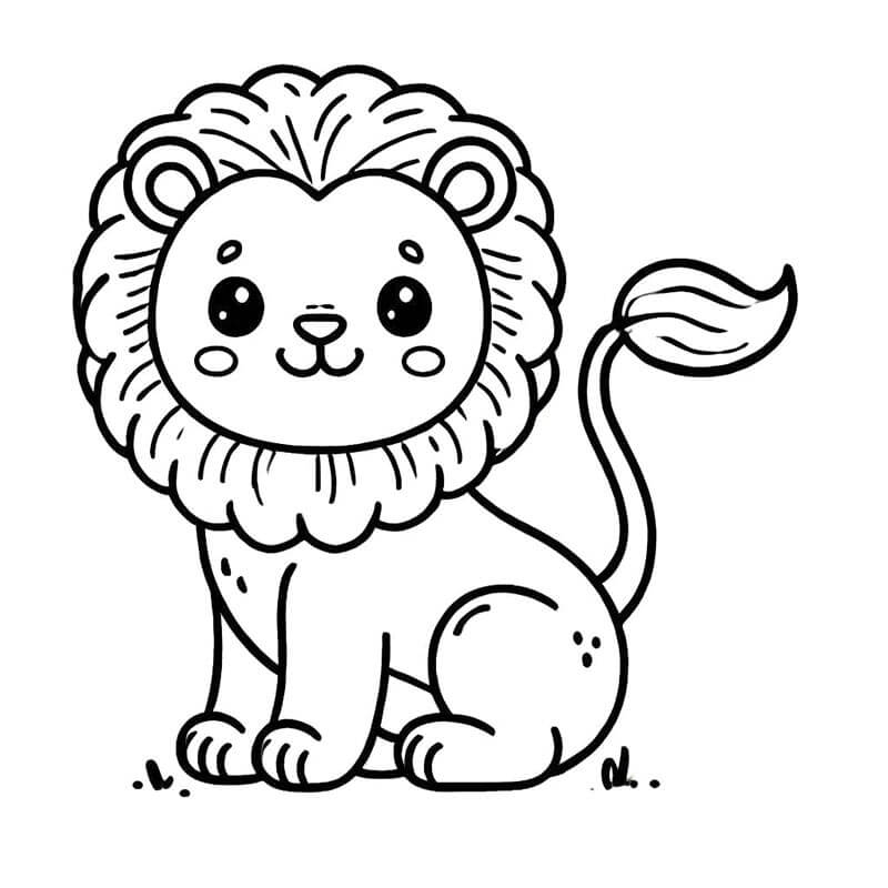 Löwe Bild ausmalbilder