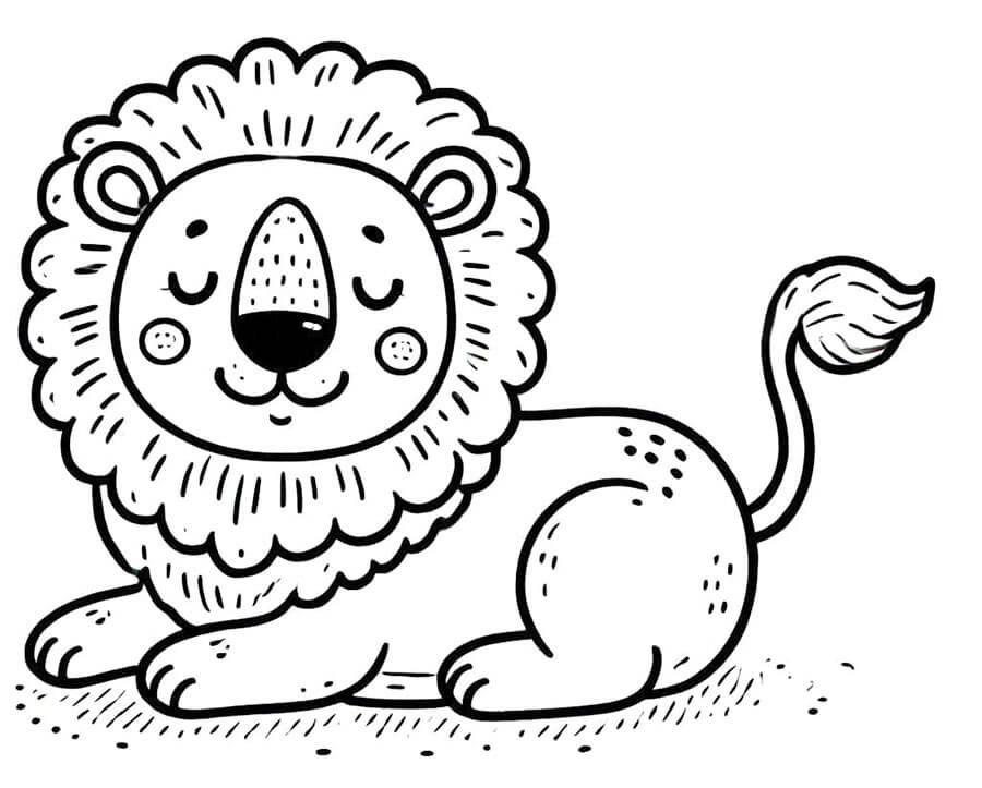 Löwe Für Kinder ausmalbilder
