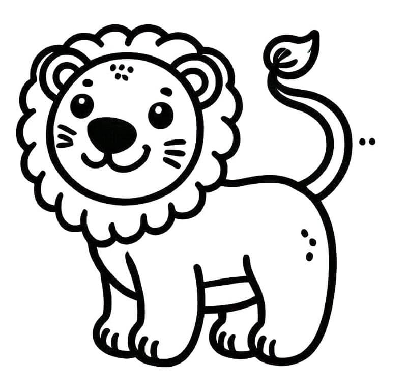 Löwe Kostenlos Zum Drucken ausmalbilder