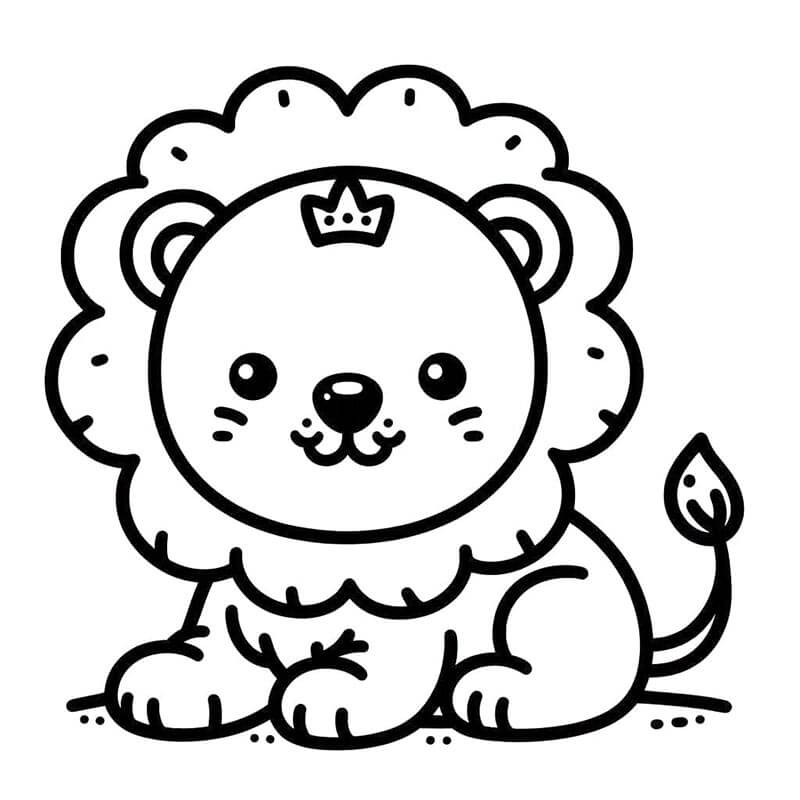 Löwe Kostenloses Bild ausmalbilder