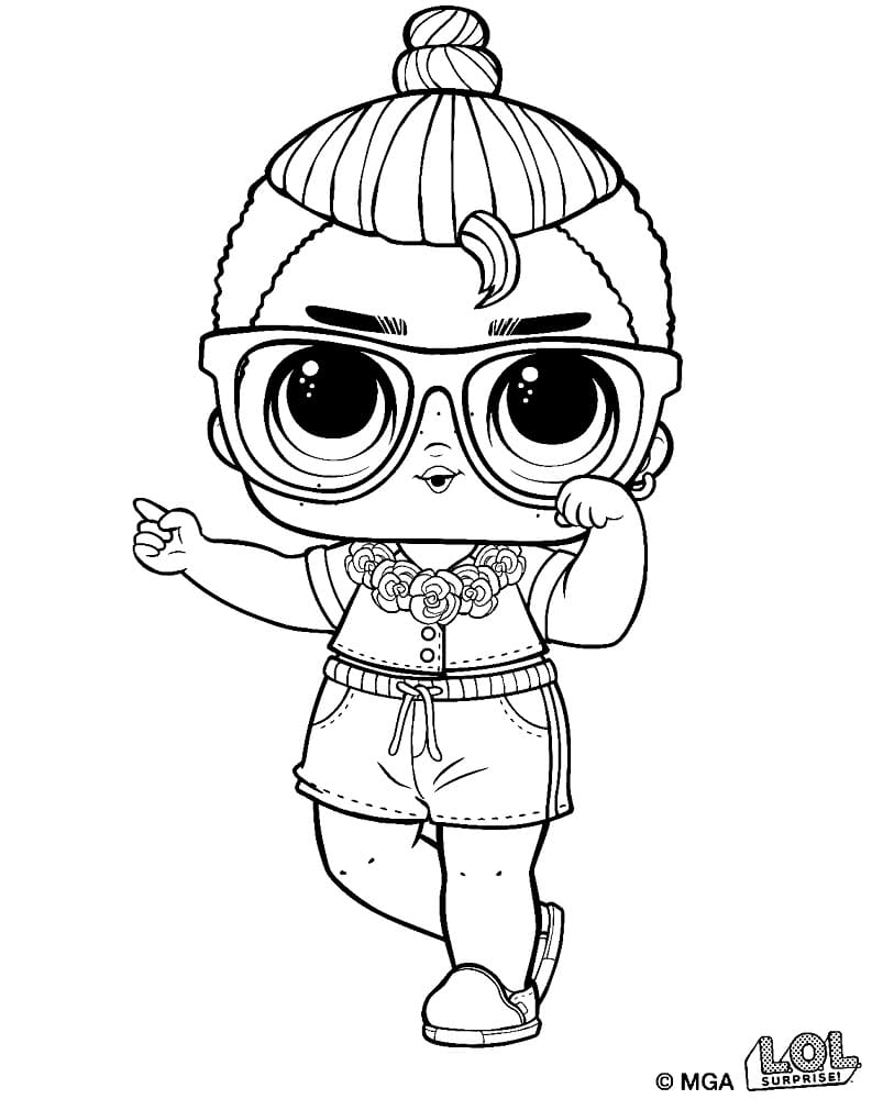 Luau di LOL Surprise ausmalbilder