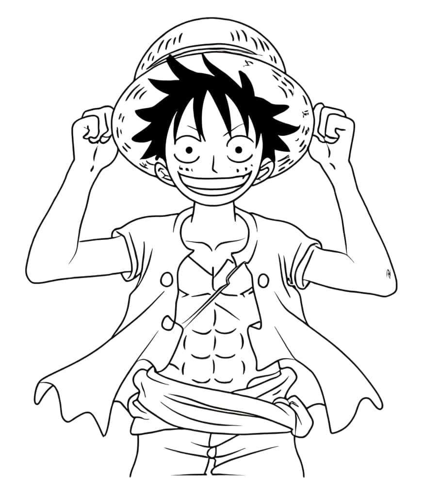 Luffy Malvorlage für Kinder ausmalbilder