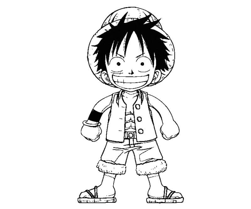 Luffy für Kinder ausmalbilder