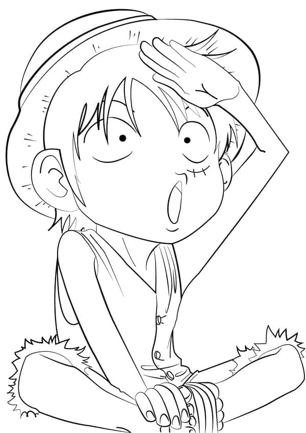 Luffy gratis ausmalbilder
