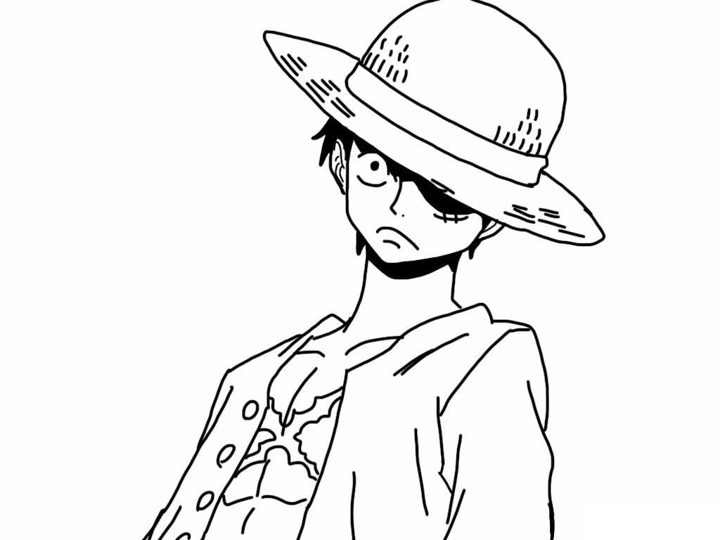 Luffy kostenlos ausmalbilder
