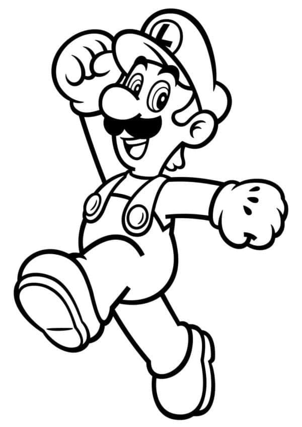Luigi Bild Frei ausmalbilder