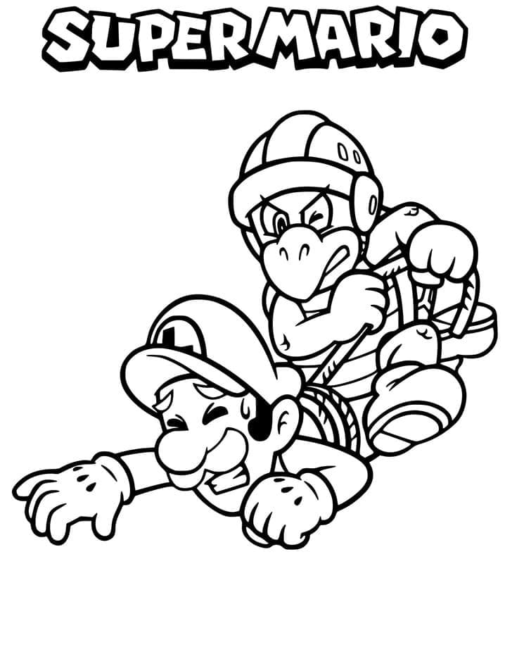 Luigi Für 2-Jährige Kinder ausmalbilder